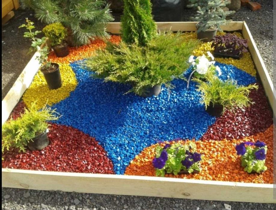 Декоративен цветен камък