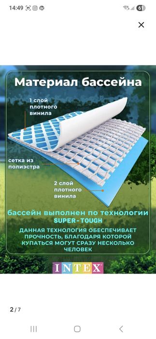 Продам новый бассейн