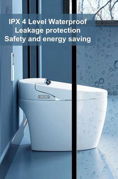 Мултифункционална смарт тоалетна F03 с биде, подгрев, сушене, масаж