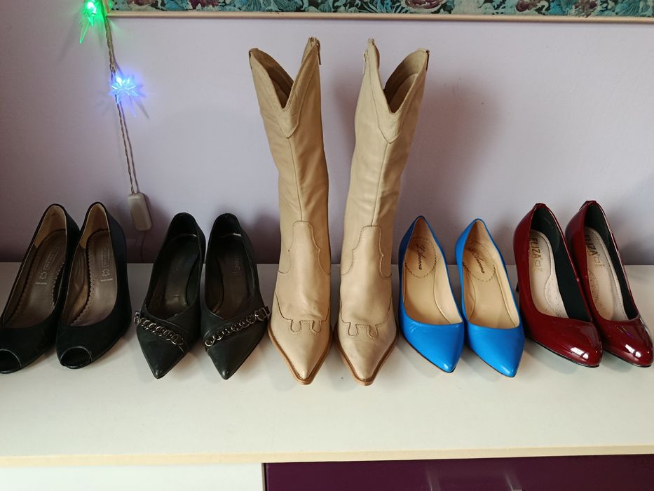 Обувки и ботуши естествена кожа