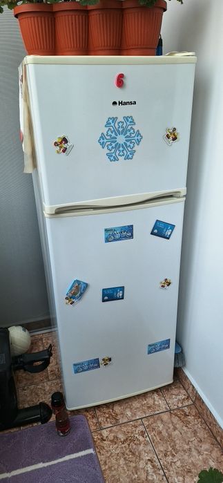 Frigider și măsuță living