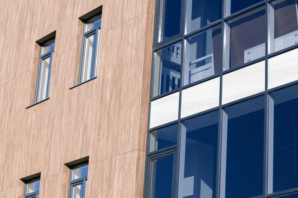 Фасад под дерево | Облицовка дома | HPL панели | Атырау