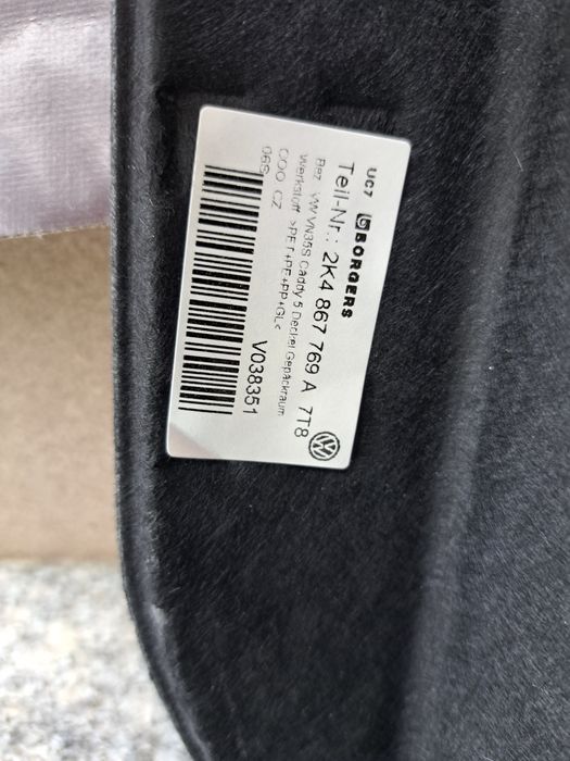 Poliță - Rulou Caddy 5 Fab 2021-2023