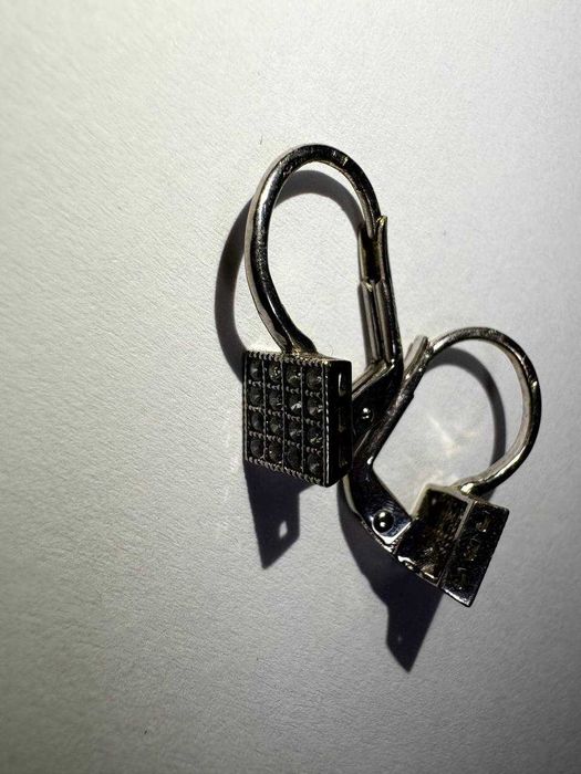 Cercei aur alb (efn) StarAmanet