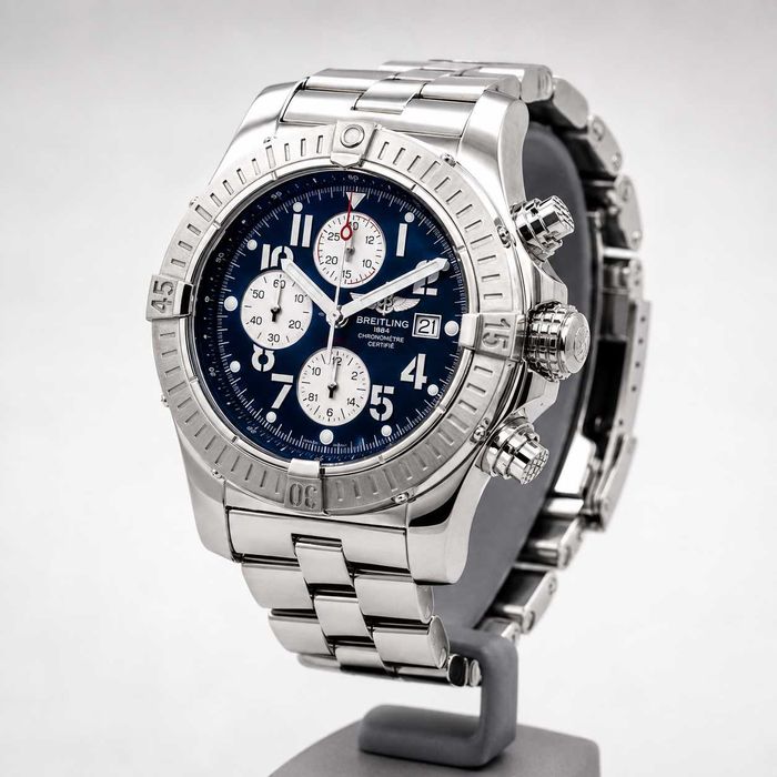 Breitling Super Avenger 48mm Chronograph A1337011/B973 – Луксозен мъжки часовник, неразличим от нов