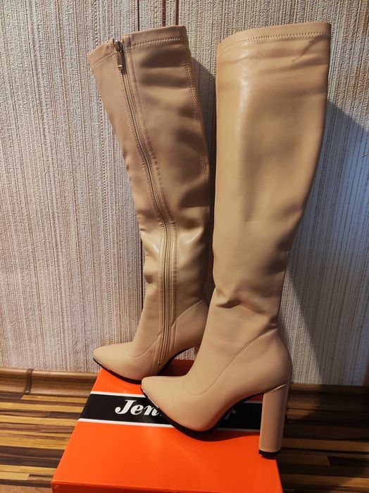 Елегантни ботуши от еко кожа"Дженифър"