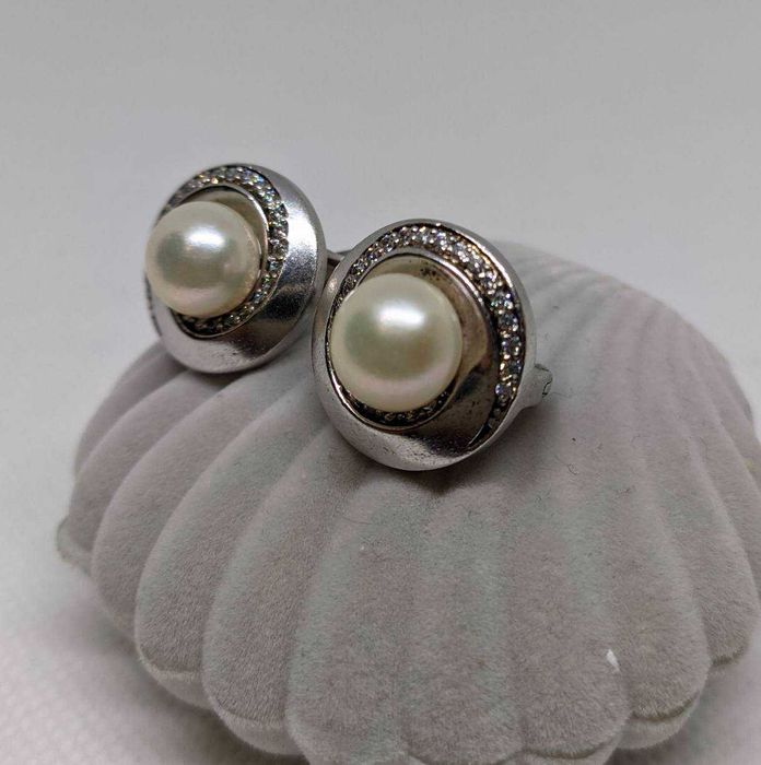 Сребърни обеци с проба 925 – 7,12 гр. - Нови!