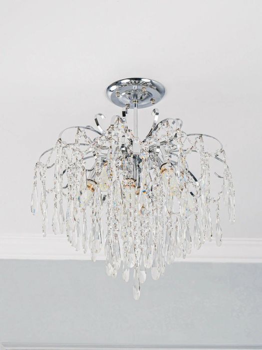 Люстра хрустальная потолочная