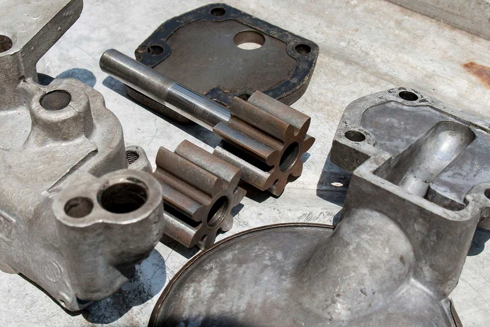 Масленный насос б.у. от ДВС ГАЗ (волги) модели ЗМЗ-4021, бу