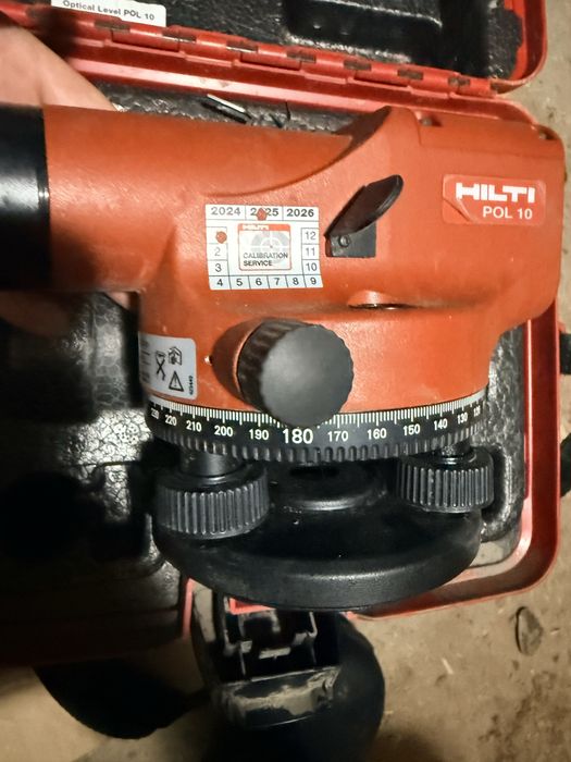 Nivelă Optică Profesională Hilti POL 10 + Cutie Transport Originală