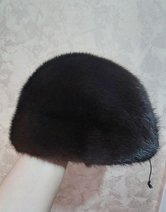 Шапка теплая норка