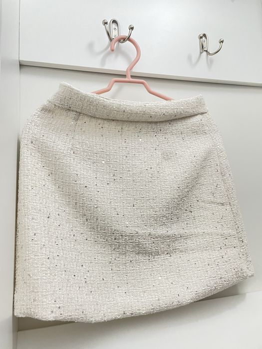 Блестящая, твидовая двойка