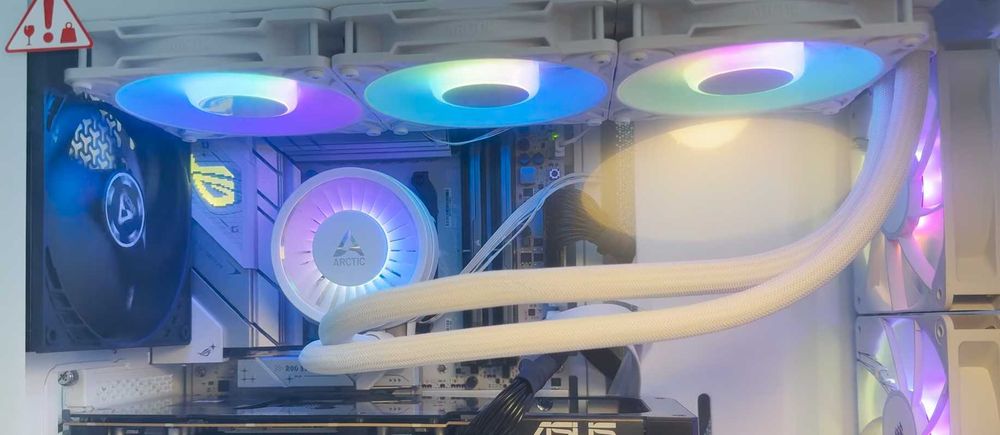 Cooler ARCTIC Liquid Freezer III Pro 360 A-RGB, Racire cu lichid, AIO 360mm, Intel/ AMD, Alb