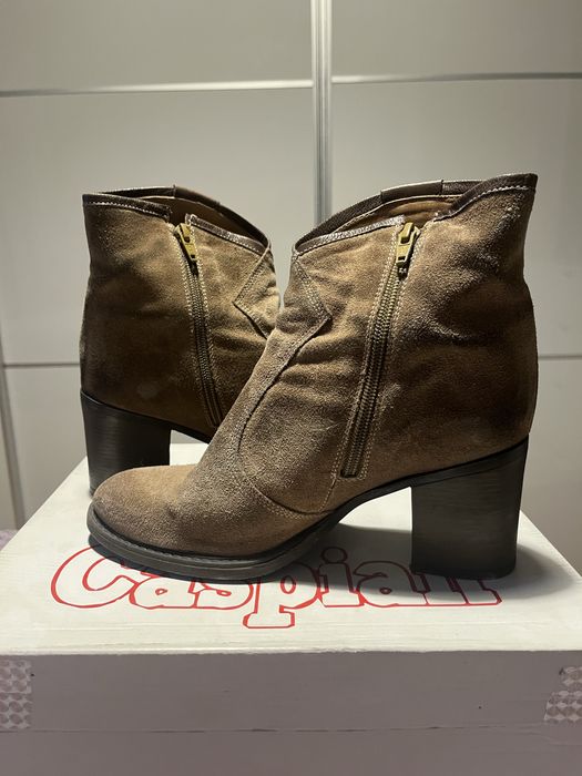 Botine piele intoarsa 39