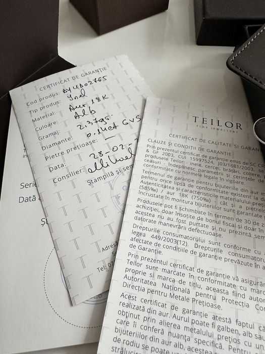 Vand inel logodna cu diamant