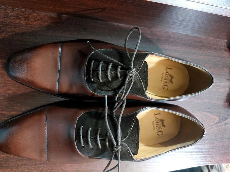 Мужская кожанная обувь фирмы LODING SHOES