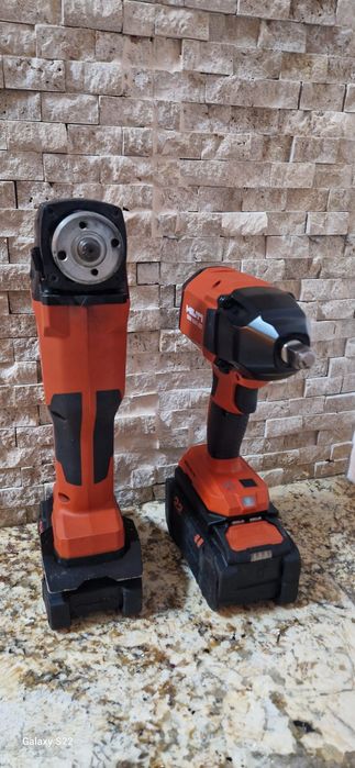 Hilti polizor, impact pe acumulator