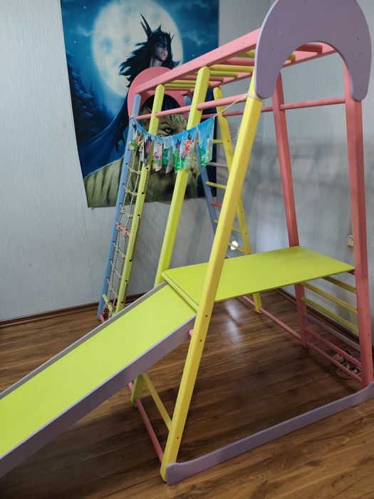 Детский спортивный комплекс с горкой