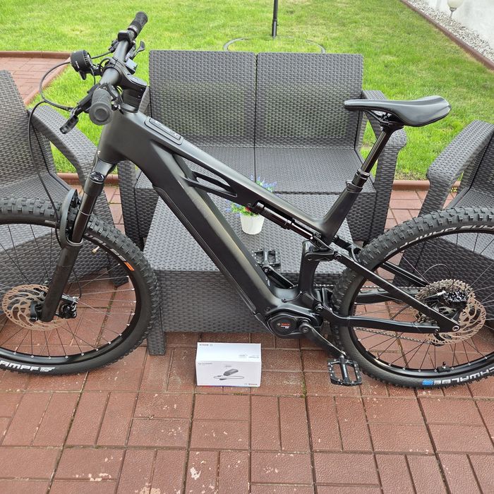 Bicicleta 29 electrica CUBE STEREO ONE44 Full Suspensie FOX~800Wh~Bosch CX~0 km~delimitat 32h~Carbon/1x12/Gen5/XT/Magura/XL/Dropper