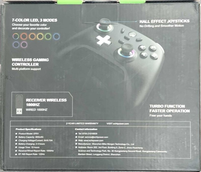 Controller Wireless ECHTPower - EP01DZBK [#11562#]