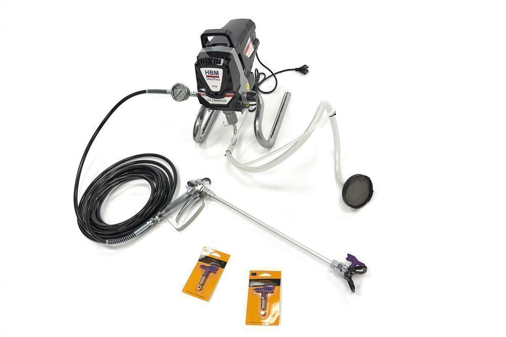 Pistol agregat pompa de vopsit hidrodinamica fara aer 1010w hbm