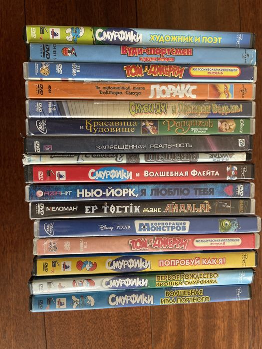 DVD диски с мультиками