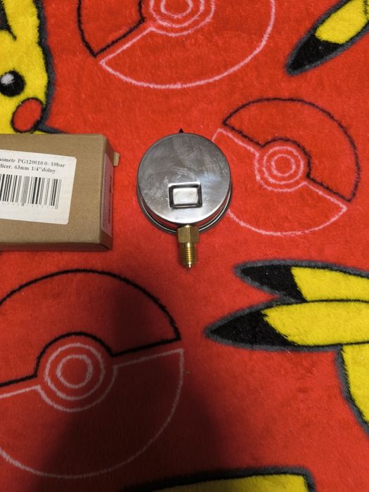 Manometru glicerynos 0-4 bar, TC Technic, 63mm, montare 1/4"