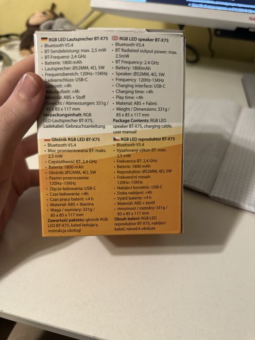 Колонка Bluetooth с Германии