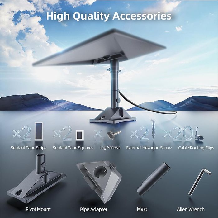 Кронштейн регулируемый для Starlink Mini