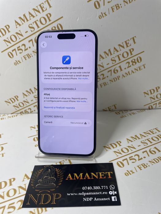 NDP Amanet Braila Iphone 15 Pro 256gb (45577)
