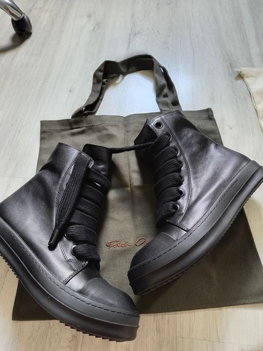 Rick Owens Ramones leather black 44