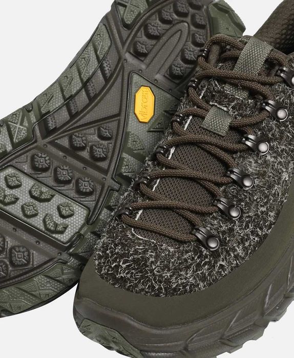 HOKA Tor Summit зимни обувки с подплата. Размер 42,5 Цвят хаки (зелен)