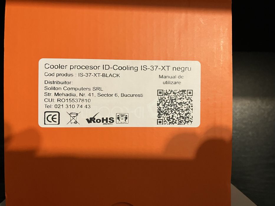 Cooler procesor ID Cooling IS 37 XT nou garantie