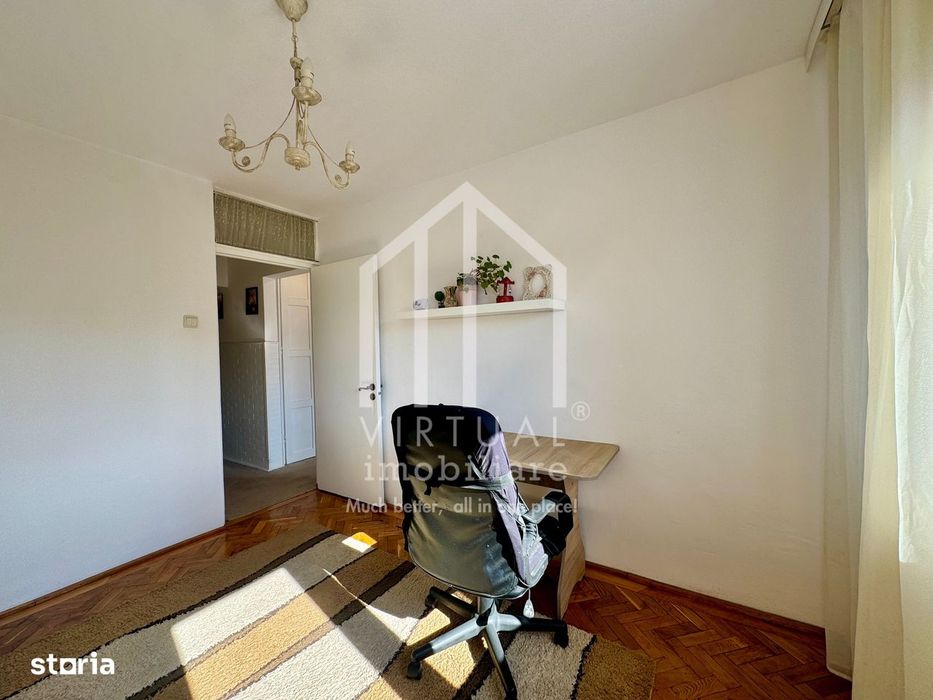Apartament cu 4 camere, 80mp utili + 2 balcoane, etaj 3 - C. Dumbravii