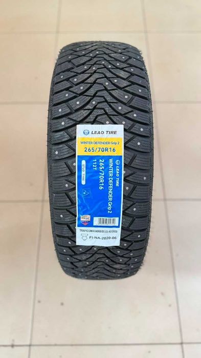 265/70 R16 Leao Winter Defender Grip 2 шипованные