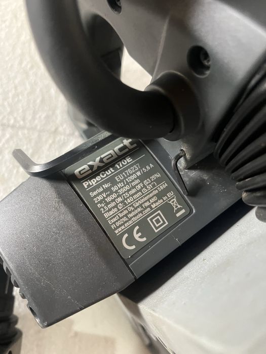 Circular Dispozitiv de taiat teava Exact Pipe Cut 170E 1200w