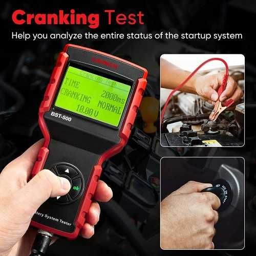 Tester Baterii, Eletromotor, Auto, model profesional Launch Bst500