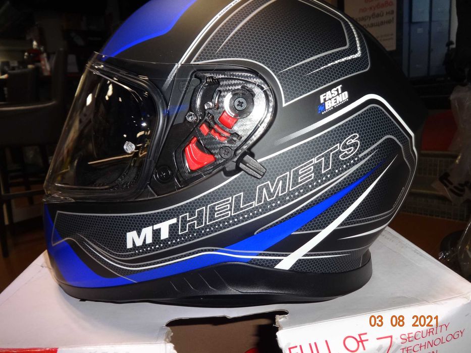 каска MT Thunder 3 SV Trace пистов мото мотор тъмни очила ПРОМО!