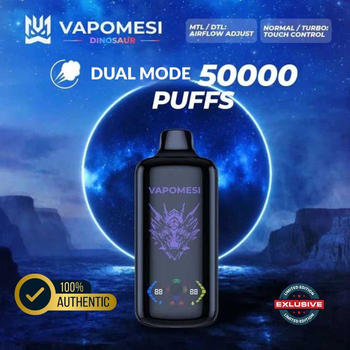 Vape Vapomesi Touch Screen 50.000 puffuri