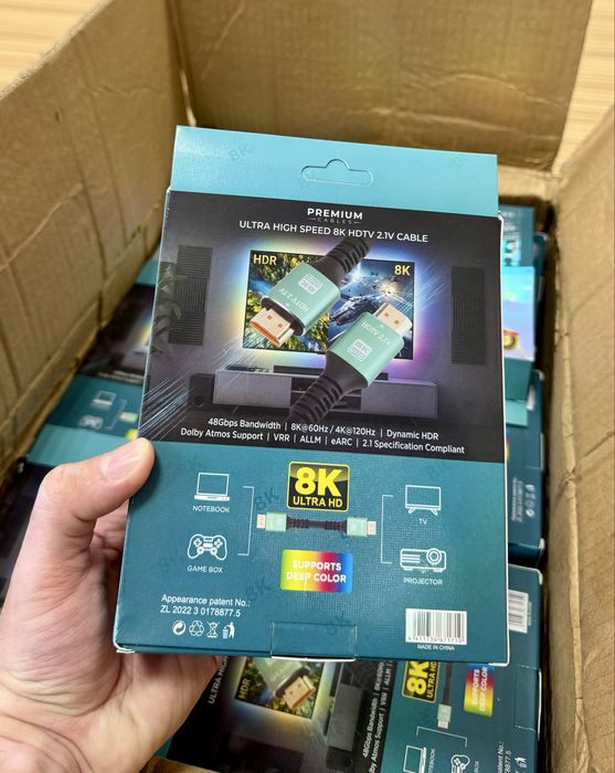 Высокоскоростной кабель HDMI 2.1 Premium 3М