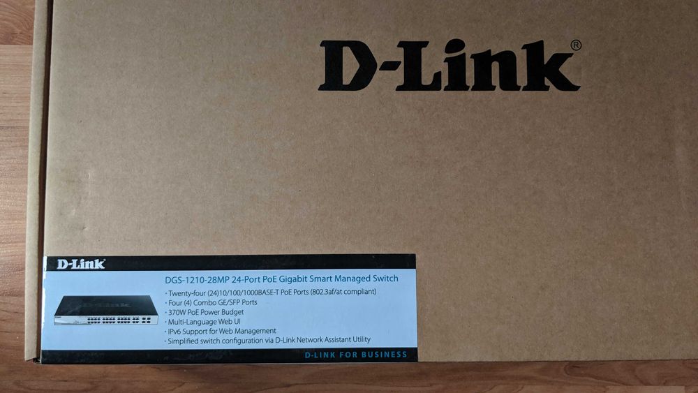 Switch D-Link DGS-1210-28MP, 28-Port Gigabit Smart Managed PoE Switch