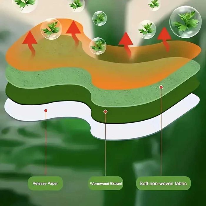 100 бр. Билкови лепенки за врат, раменете и коляното, топлинна лепенка