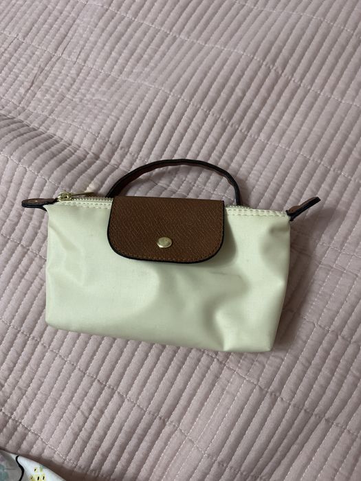Сумка Longchamp нейлон бежевый