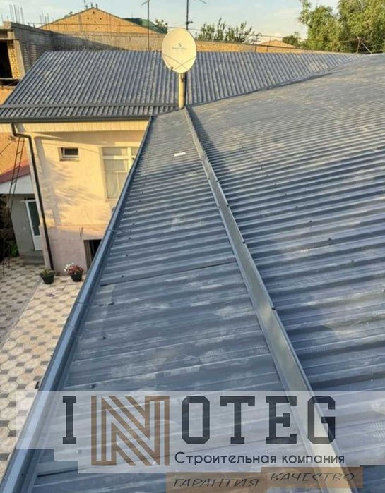 Кровля крыши, Профнастил, Кровельные работы, Tom yopish,Tom Hizmatlari
