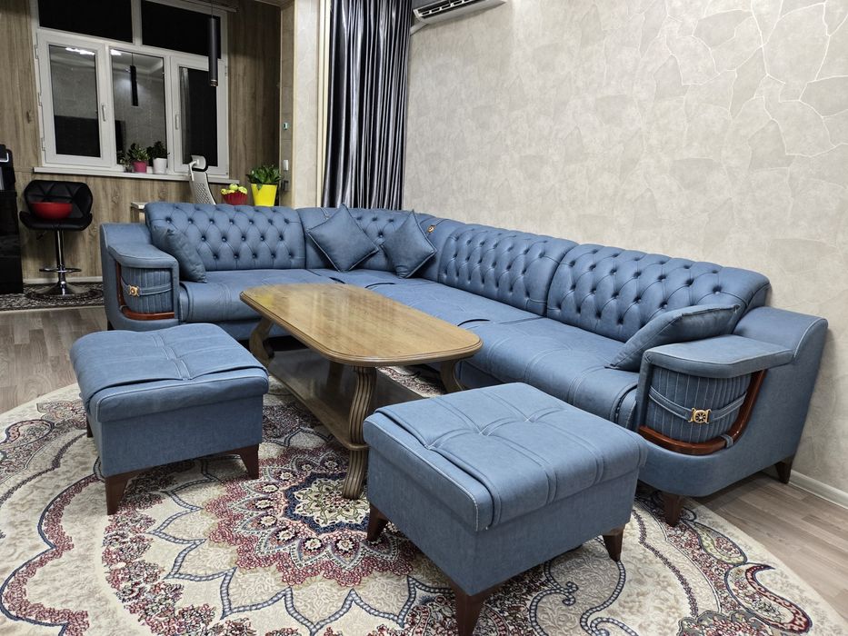 Продам диван честер уголок в отличном состоянии