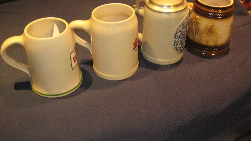 Lot 4 Halbe,carafe,cani BERE.