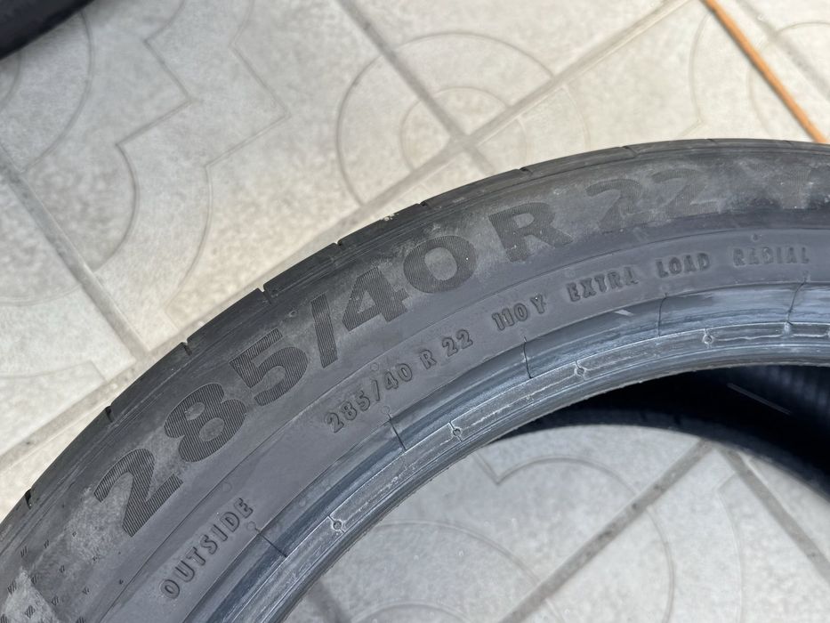 4бр.летни гуми 285/40/22 110Y Continental