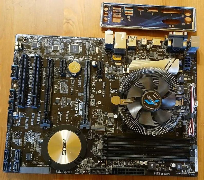 Kit Placa de baza Asus Z170K + Procesor I7 6700K 4GHz  + sursa Zalman ZM700-TX 80 Plus