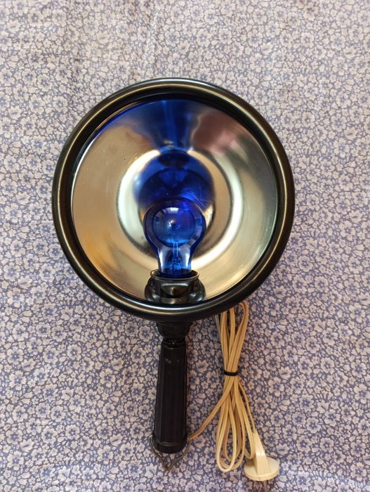 Синяя лампа , кук рефлектор Минина , ультразвуковая лампа Россия СССР