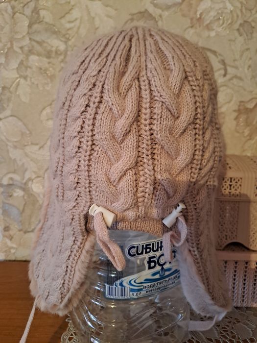 Наборы шапки манишка   капор ангора